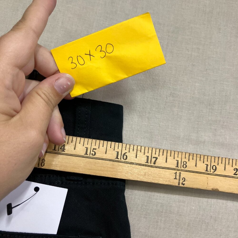 Goodfellow & Co Men's Ebony Standard Fit Ankle Tapered Slim Leg 5-Pocket Pants - Picture 12 of 16